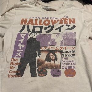Halloween Graphic Tee - White